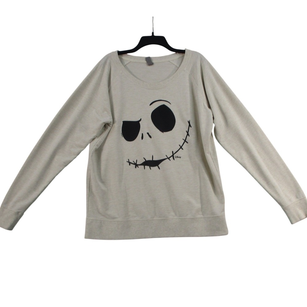 Disney Jack Skellington Sweatshirt Instant Message Nightmare Before Christmas XL